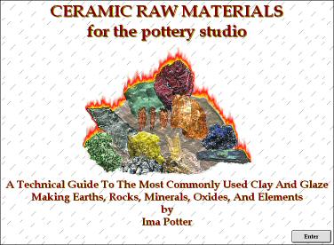 Screenshot of Ceramic Raw Materials 1.00