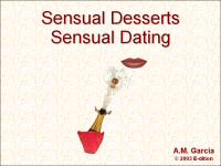 Body licking good desserts and dating tips.