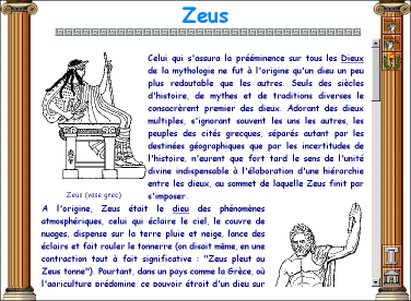 Zeus cue card